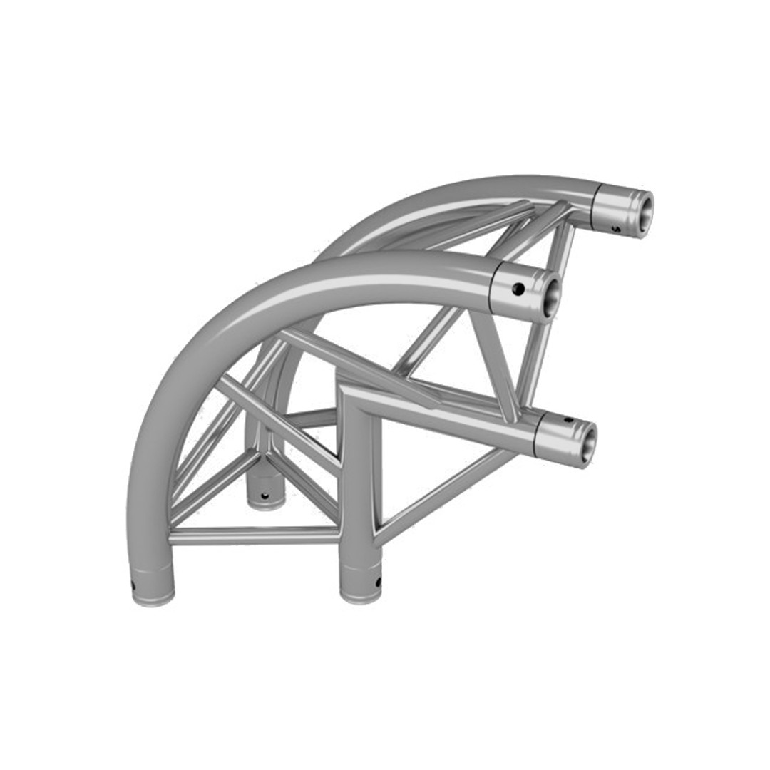 DT 33/2-C25R-L90 - 2 way rounded corner 90&deg; - DT 33/2-C25R-L90