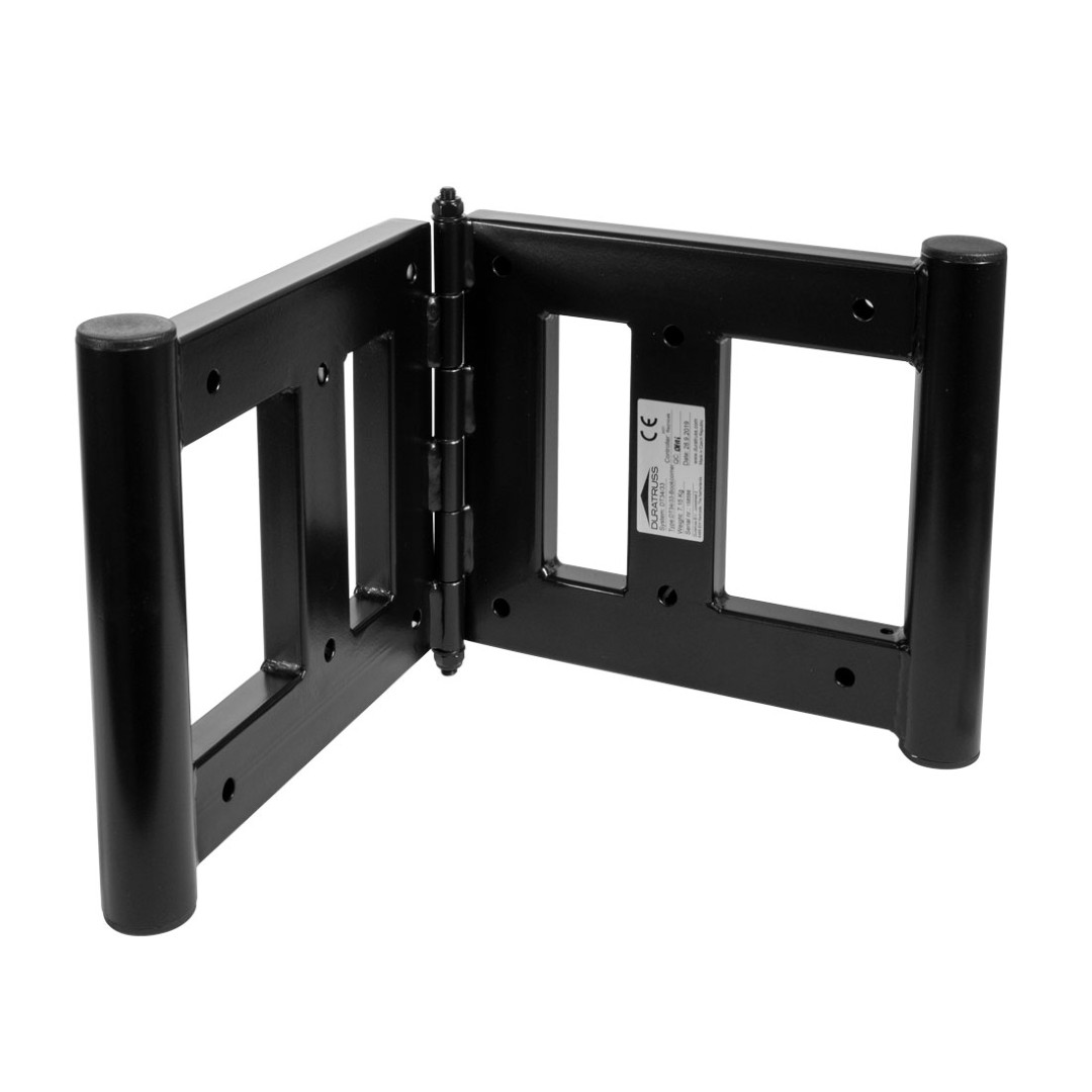 DT Corner Book Black Variabele Boekhoek – Driehoek/Vierkant Truss – Zwart