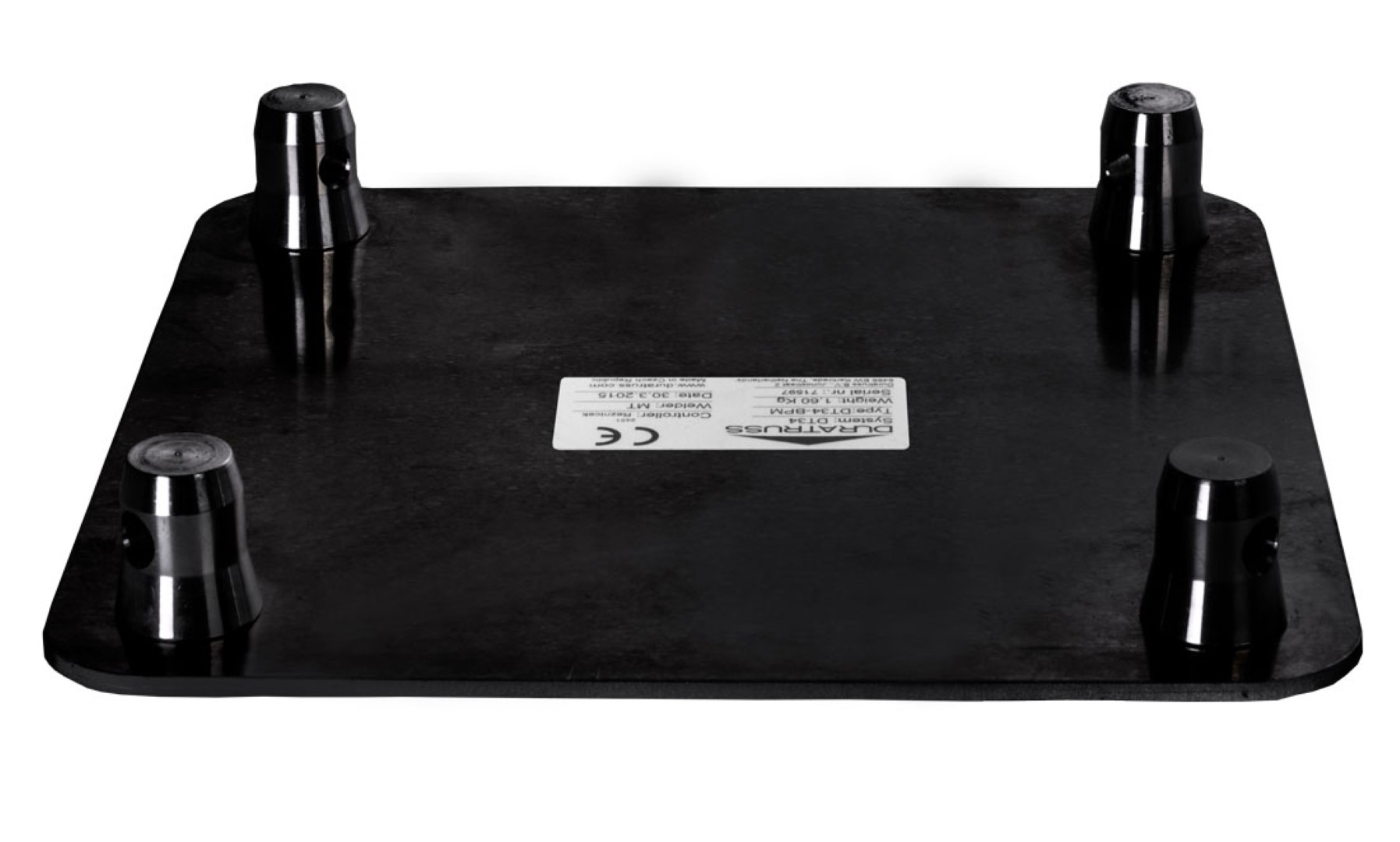 DT 34-BPM Black – Vierkante Truss Baseplate