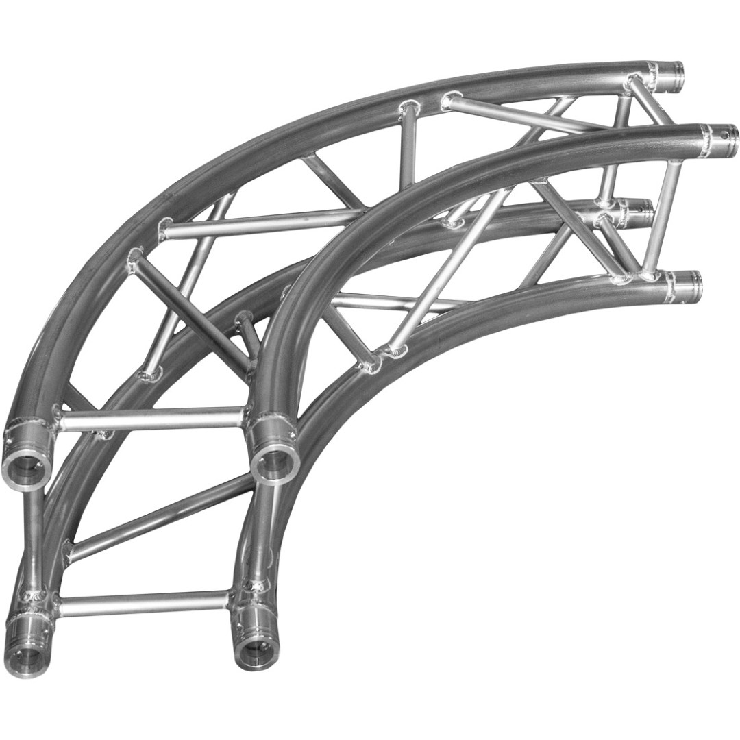 Cirkeltruss deel 7 meter 45 graden DT 34/2-Circle Part-7m-45°