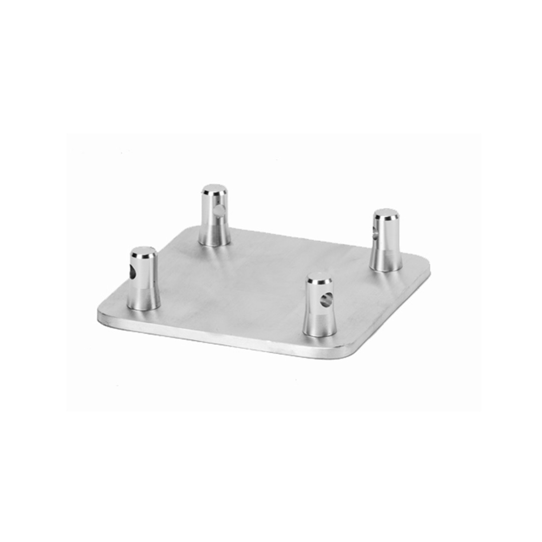 Vierkante vloerplaat 10x10 cm decoratieve truss DT 14-BPM 
