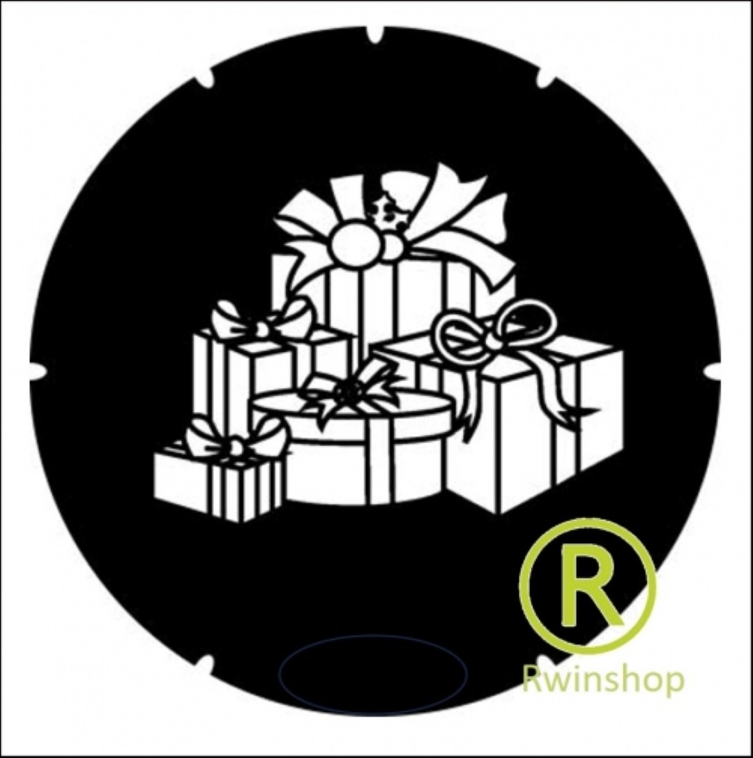 Gobo Kado Cadeaus - Size 54mm outer - 39.8 mm inner - ADJ-IKon Gobo
