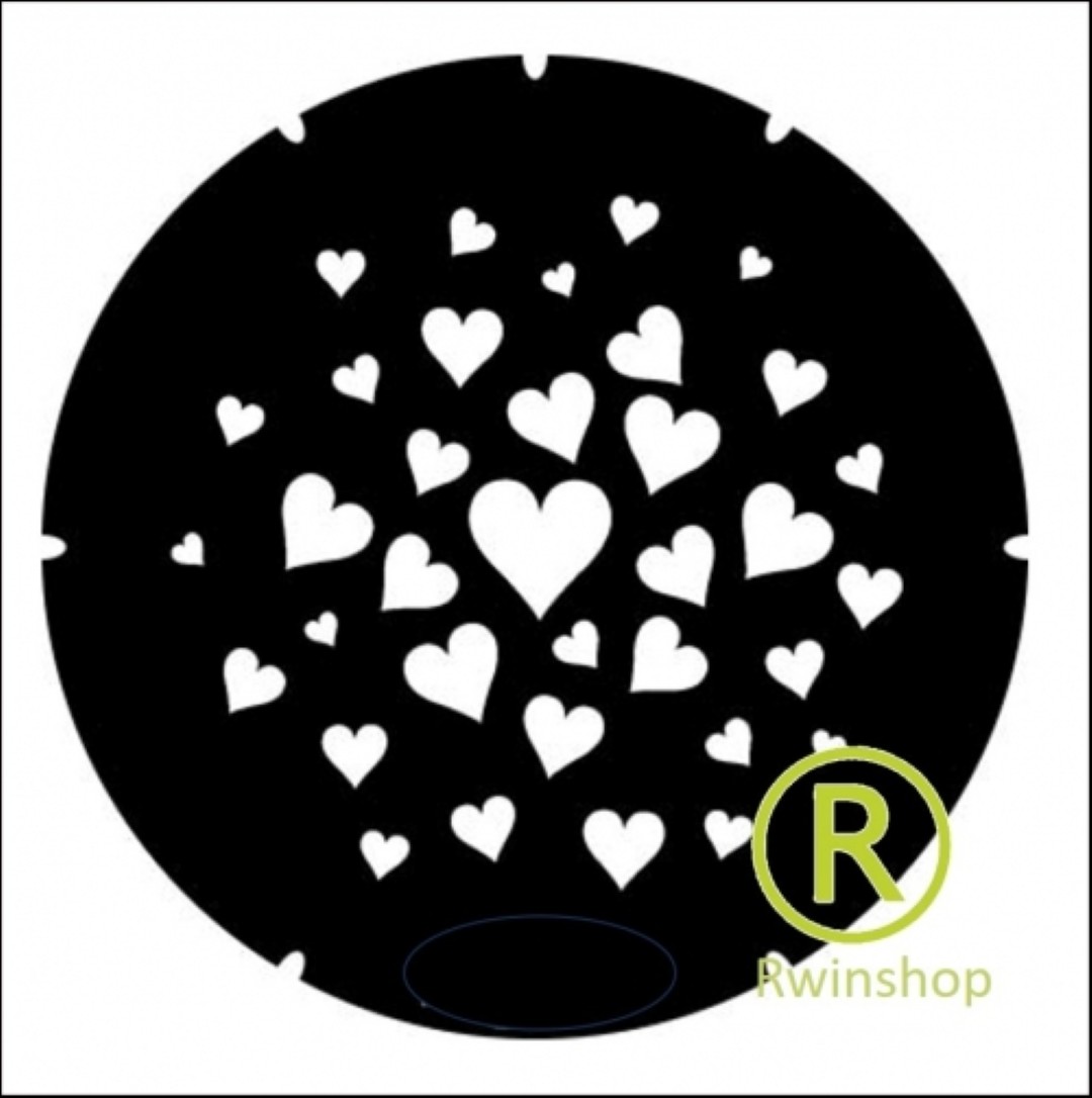 Gobo Harten Size 54mm outer - 39.8 mm inner - ADJ-IKon Gobo