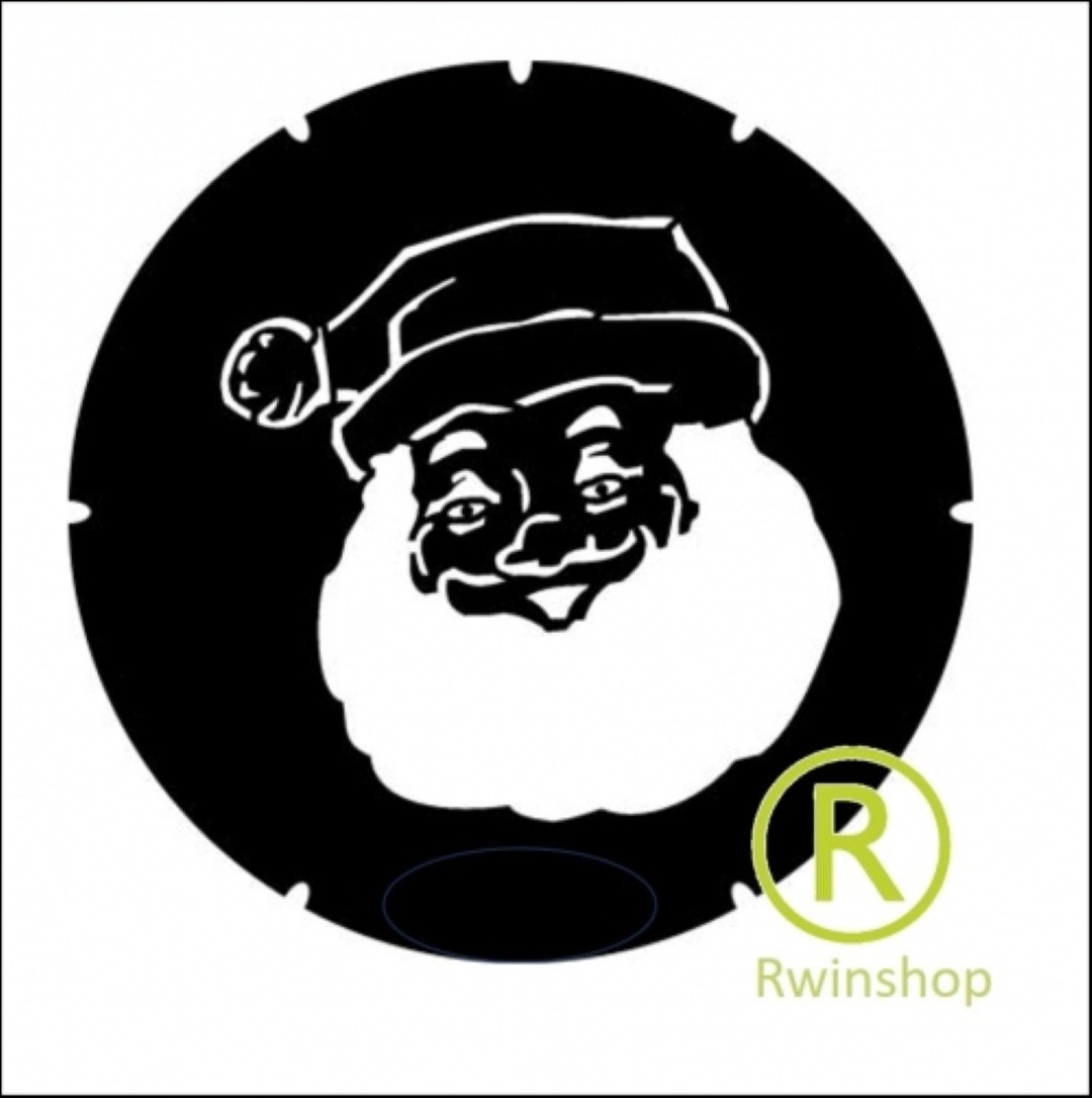 Gobo Kerstman Size 54mm outer - 39.8 mm inner - ADJ-IKon Gobo