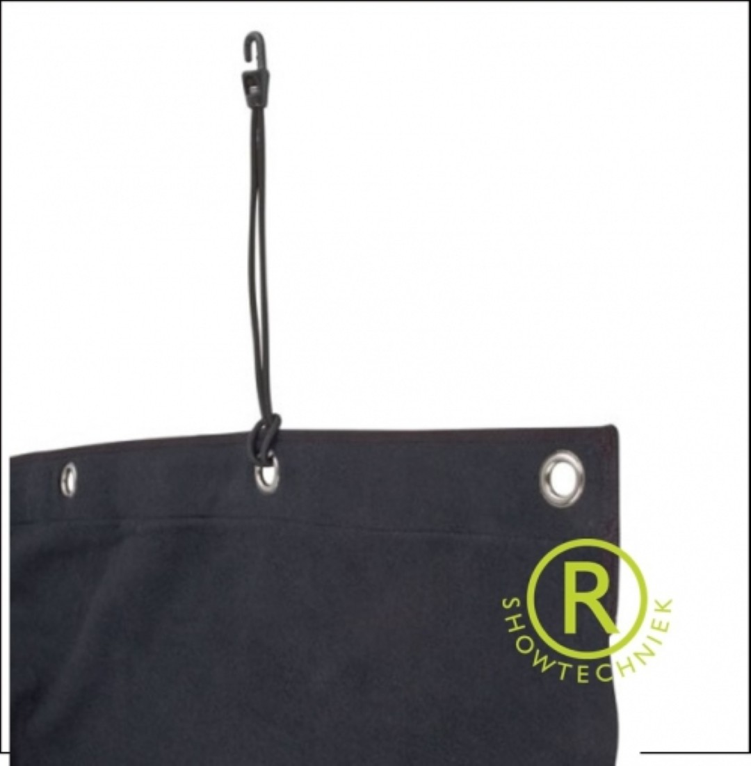 Theaterdoek zwart Verdu Backdrop 300 x 350 cm hoog - Huren - Backdrop