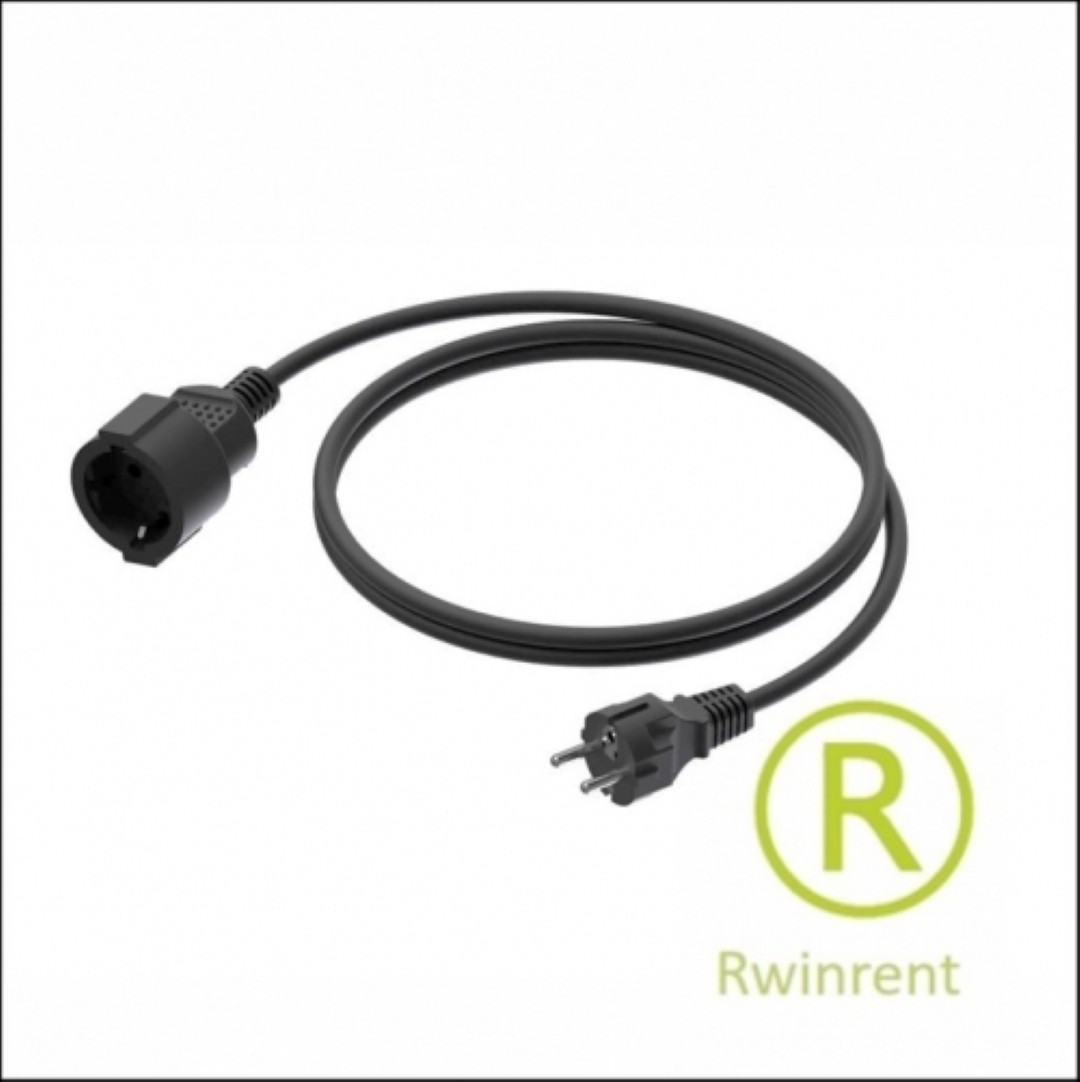 Verlengkabel PVC 3x1,5qmm 230 volt 3 meter IP22 voor binnen - Huren