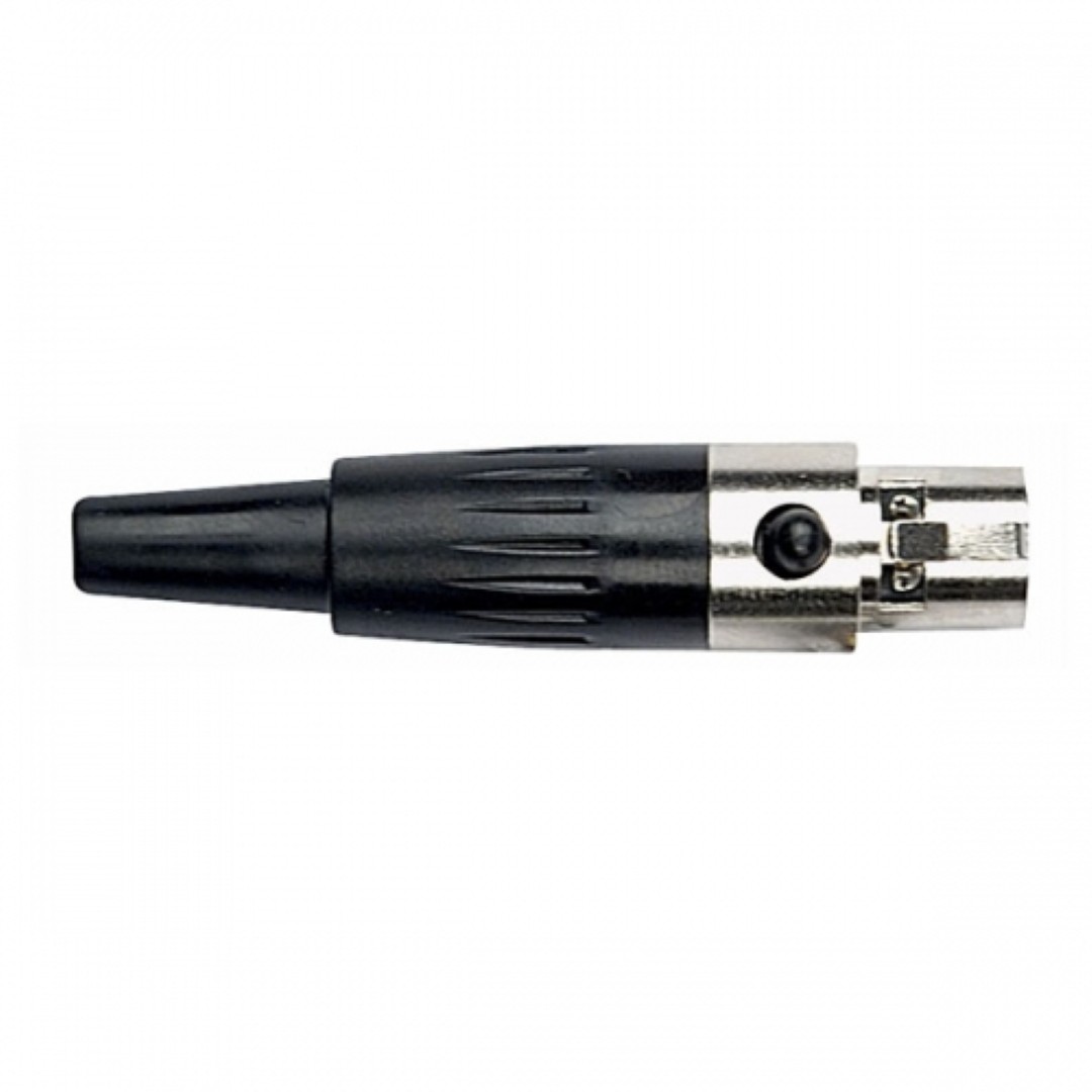 Mini XLR 4polen kabeldeel vrouwtje - female XFK204NB