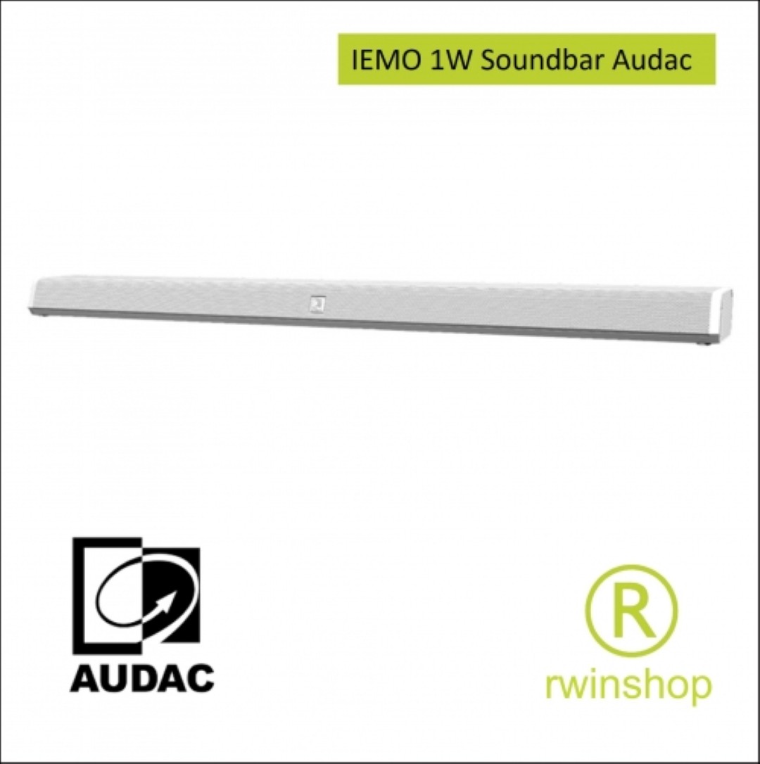 IEMO1/w soundbar wit 2.1 bluetooth HDMI minijack, met dsp-flat-muziek-spraak en AB