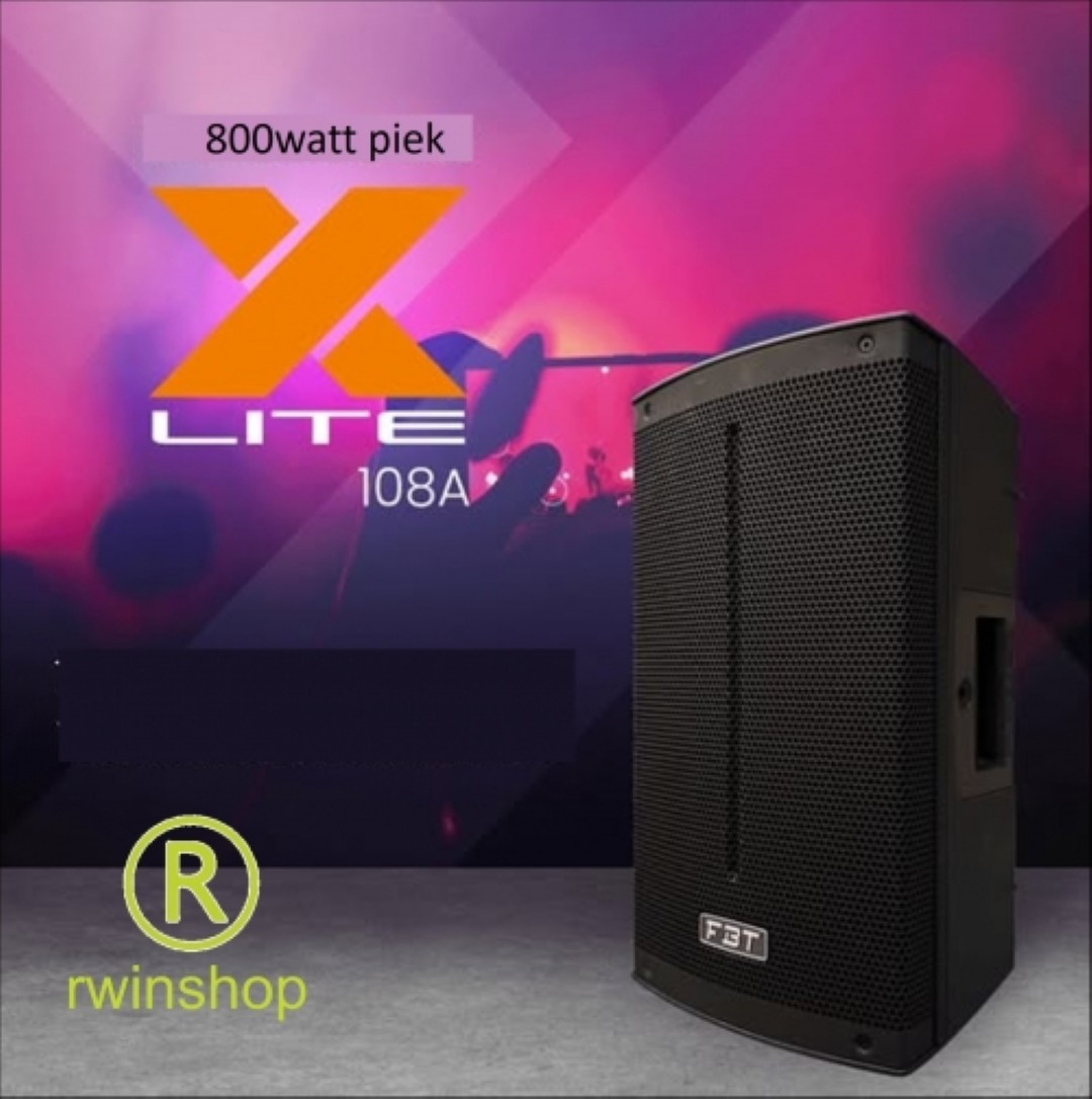X-lite108A actieve top 2weg 8inch woofer 800watt piek Bluetooth PVC behuizing