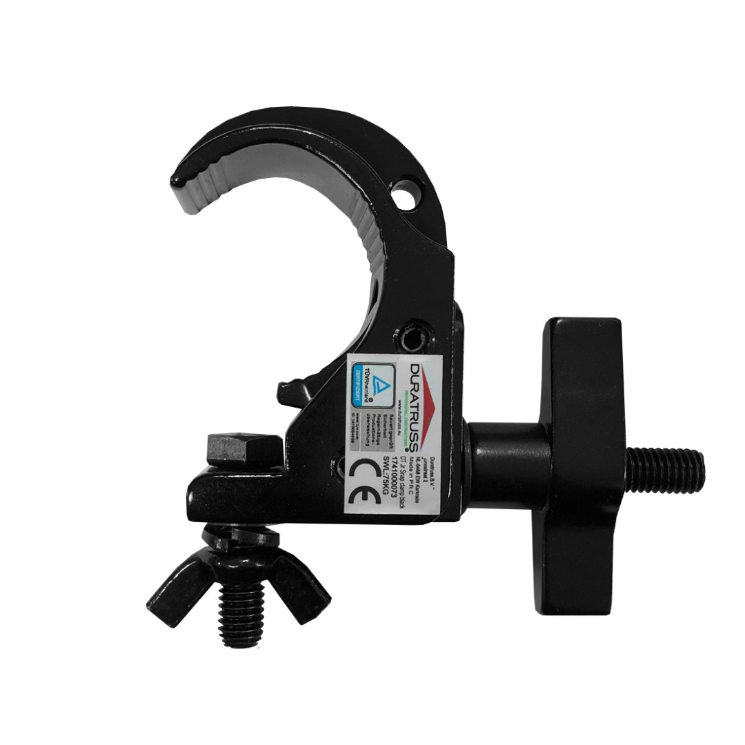 DT Jr Snap Clamp black 75kg - DT Jr Snap Clamp 75kg Black