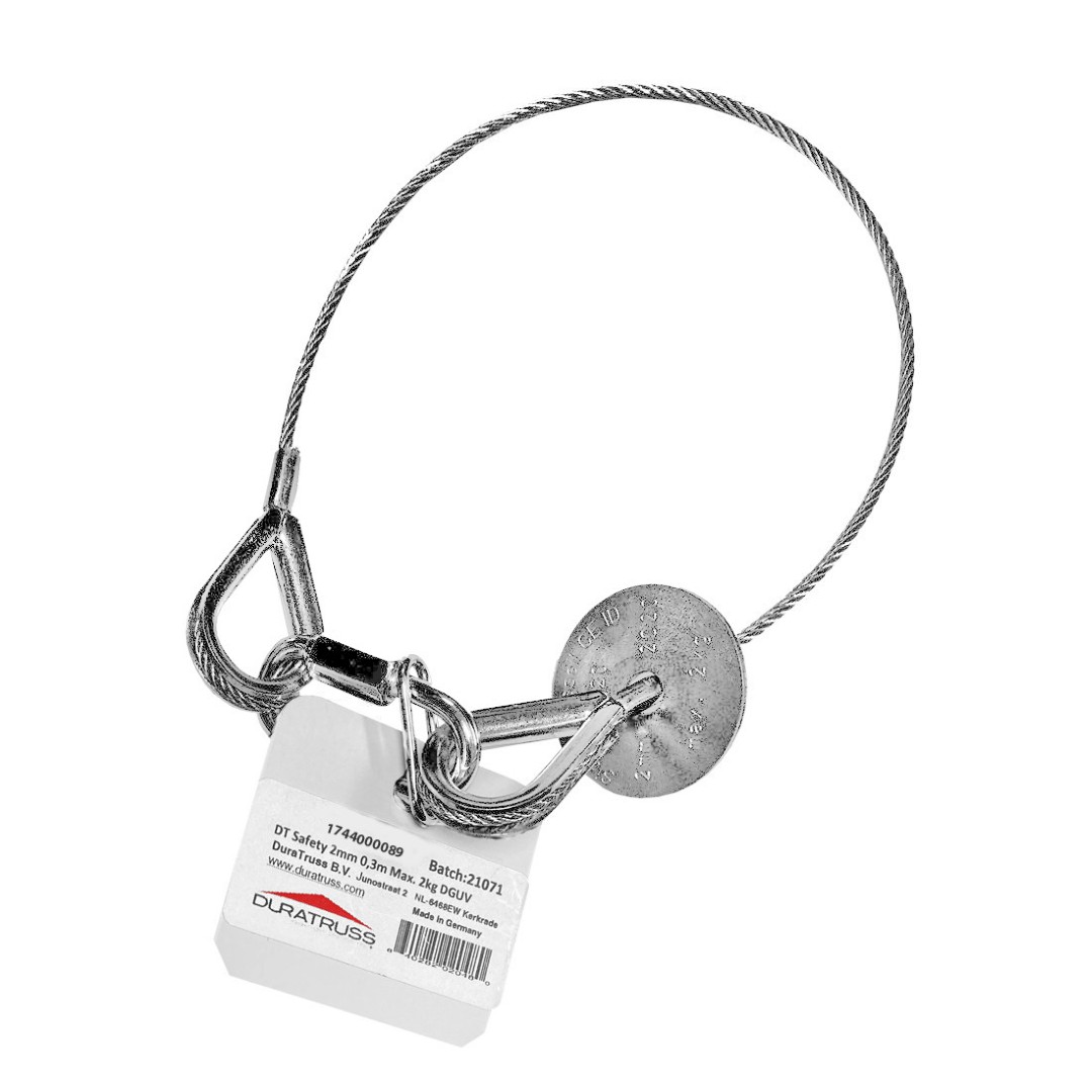 DT Safety 2mm 30cm 2kg DGUV - DT Safety 2mm, 0,3m, 2kg, DGUV