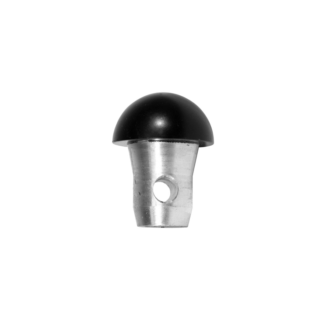 DT 30/40-Terminal Piece, black - Eindstuk Afsluitdop zwart
