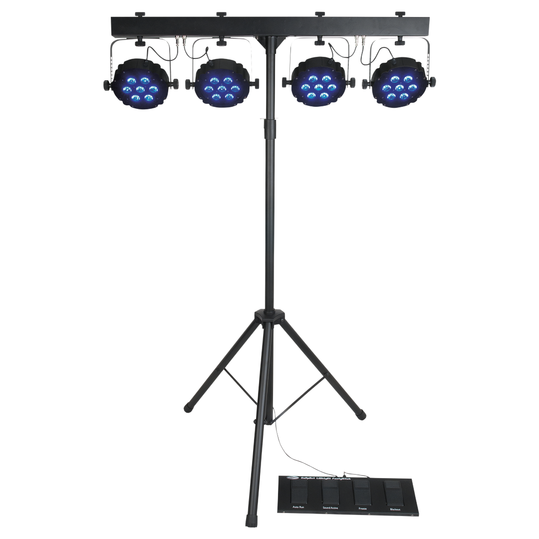 Compact Power Light Set MKII inclusief tas, voetschakelaar en standaard