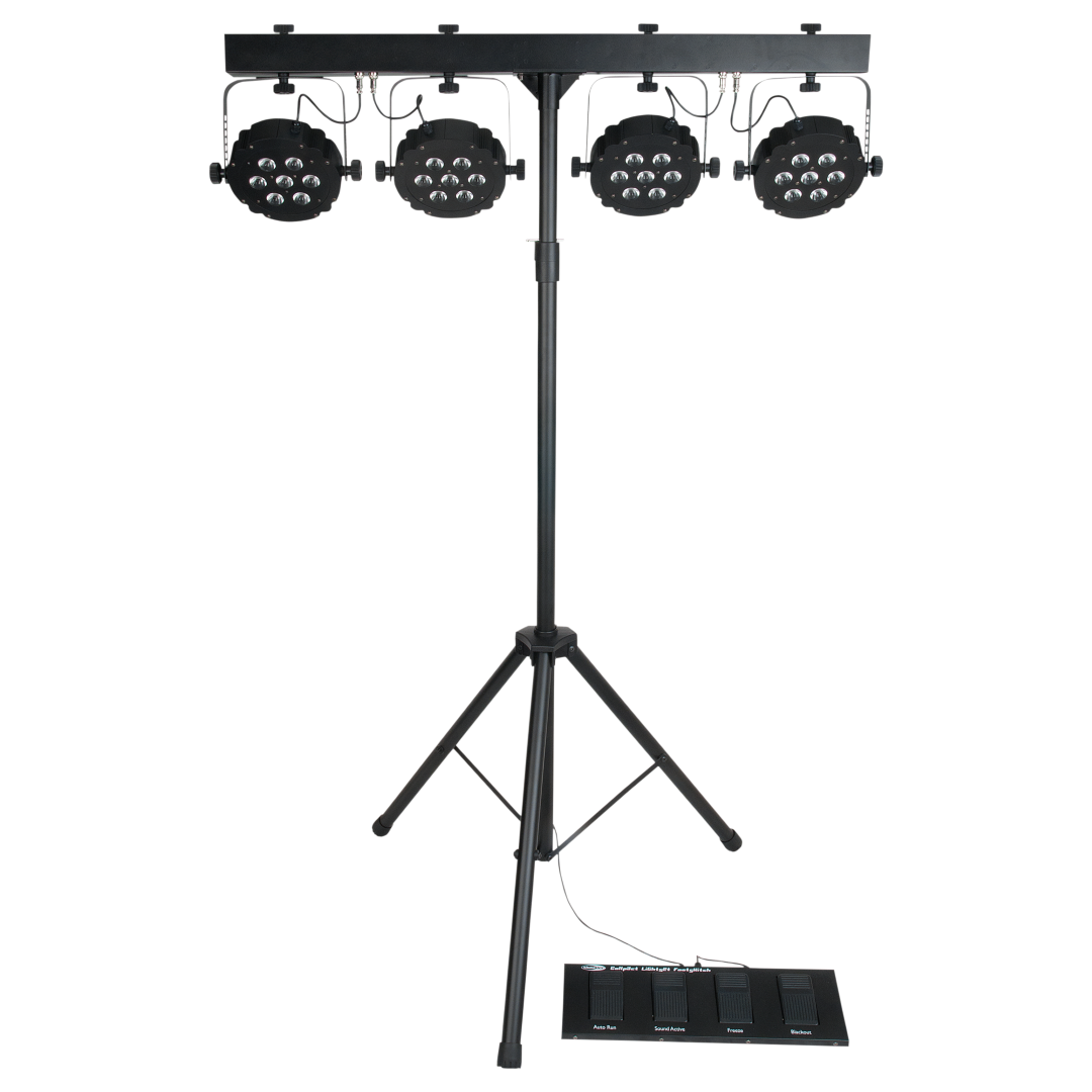 Compact Power Light Set MKII inclusief tas, voetschakelaar en standaard