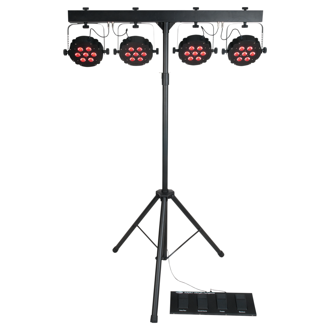 Compact Power Light Set MKII inclusief tas, voetschakelaar en standaard