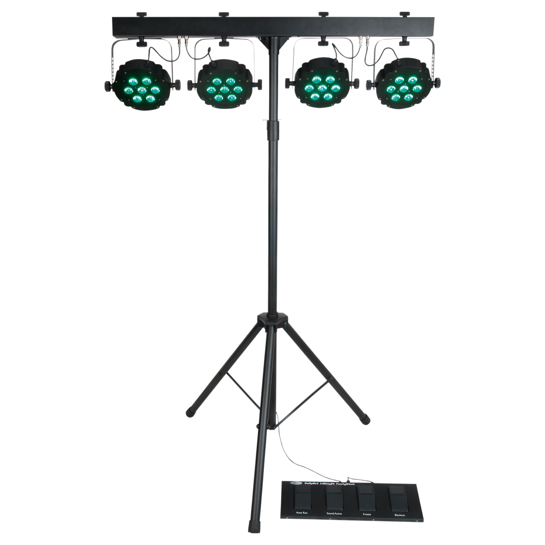 Compact Power Light Set MKII inclusief tas, voetschakelaar en standaard