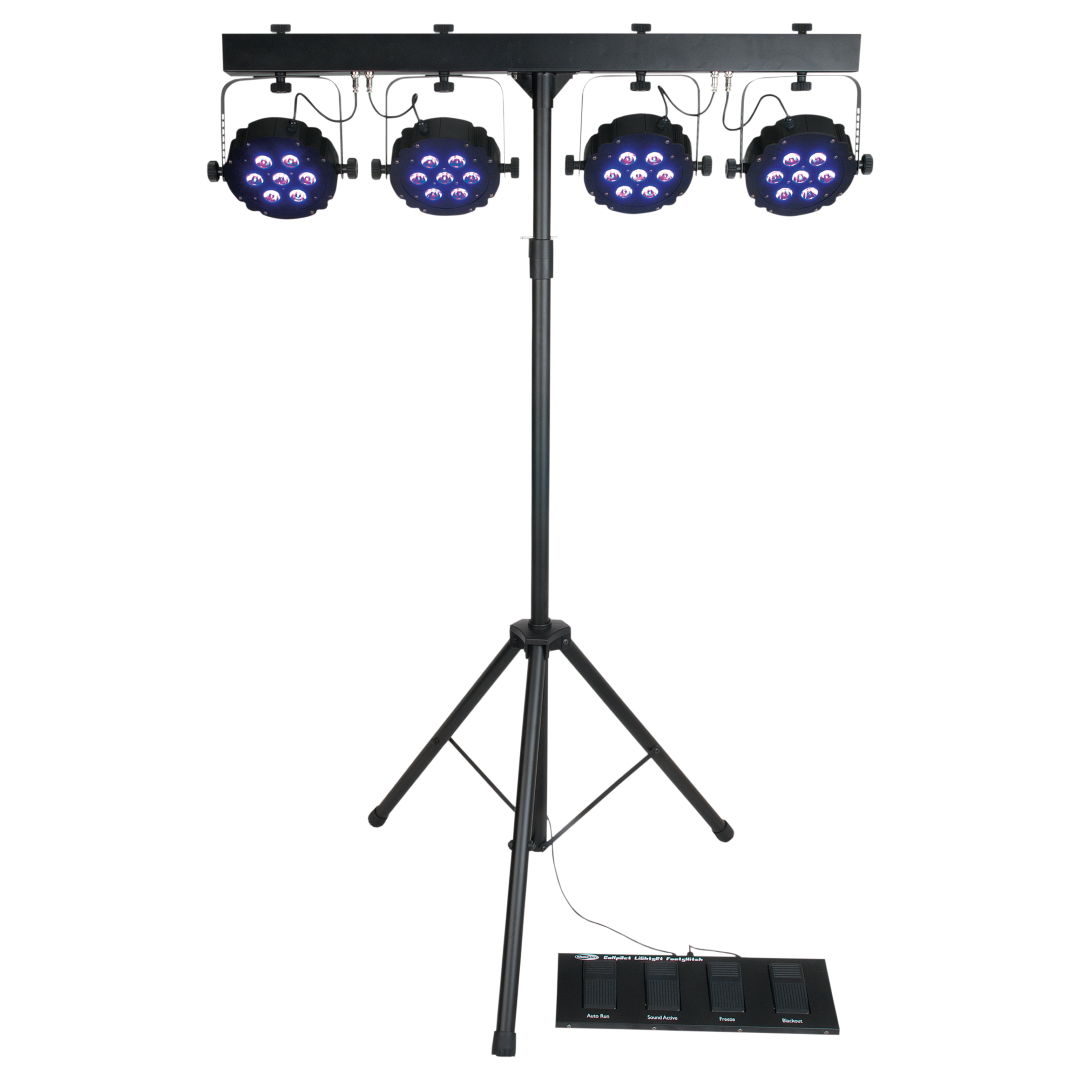 Compact Power Light Set MKII inclusief tas, voetschakelaar en standaard