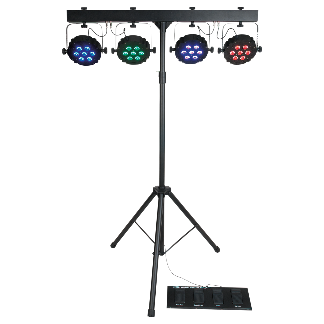 Compact Power Light Set MKII inclusief tas, voetschakelaar en standaard