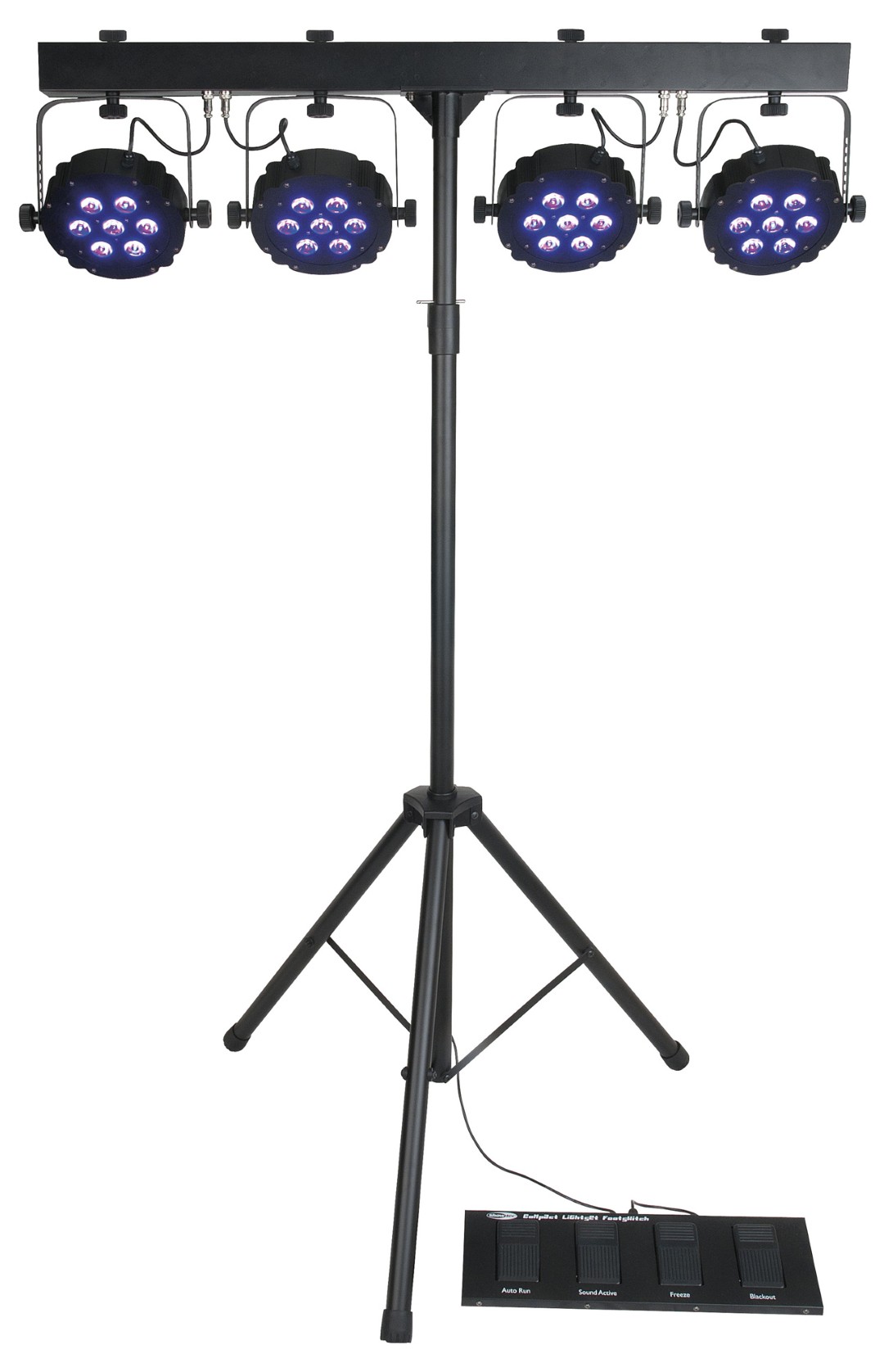 Compact Power Light Set MKII inclusief tas, voetschakelaar en standaard