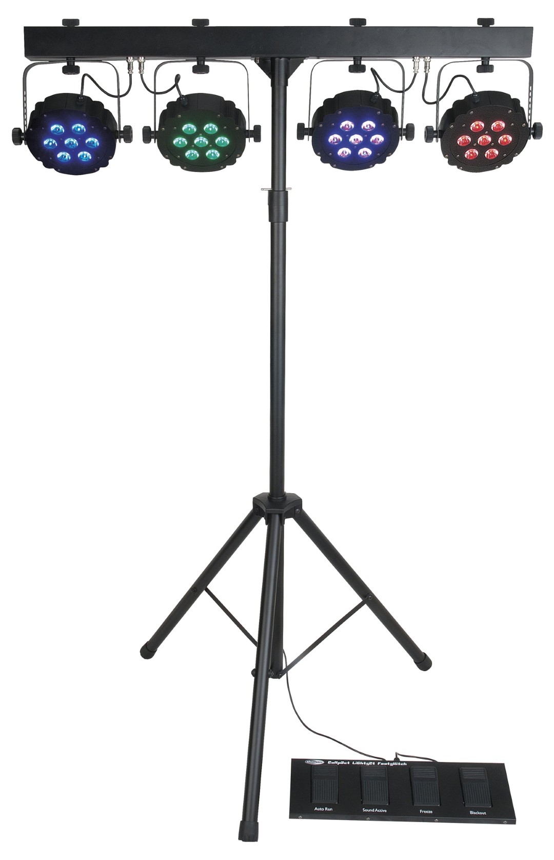 Compact Power Light Set MKII inclusief tas, voetschakelaar en standaard
