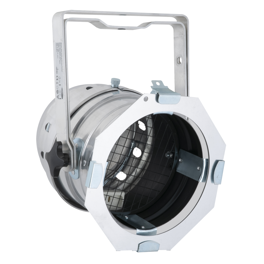 Parcan 64 Floorspot Korte gepolijste Parcan met GX16D fitting