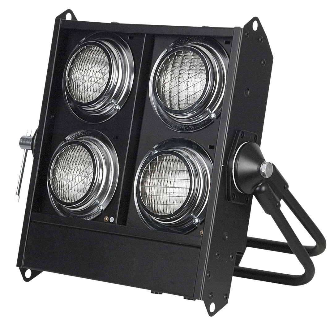 Stage Blinder 4 DMX Zwart
