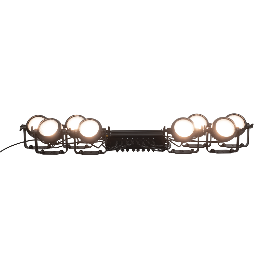 Stage Blinder FLEX Blaze Set van 8x 100 W LED blinders + controller