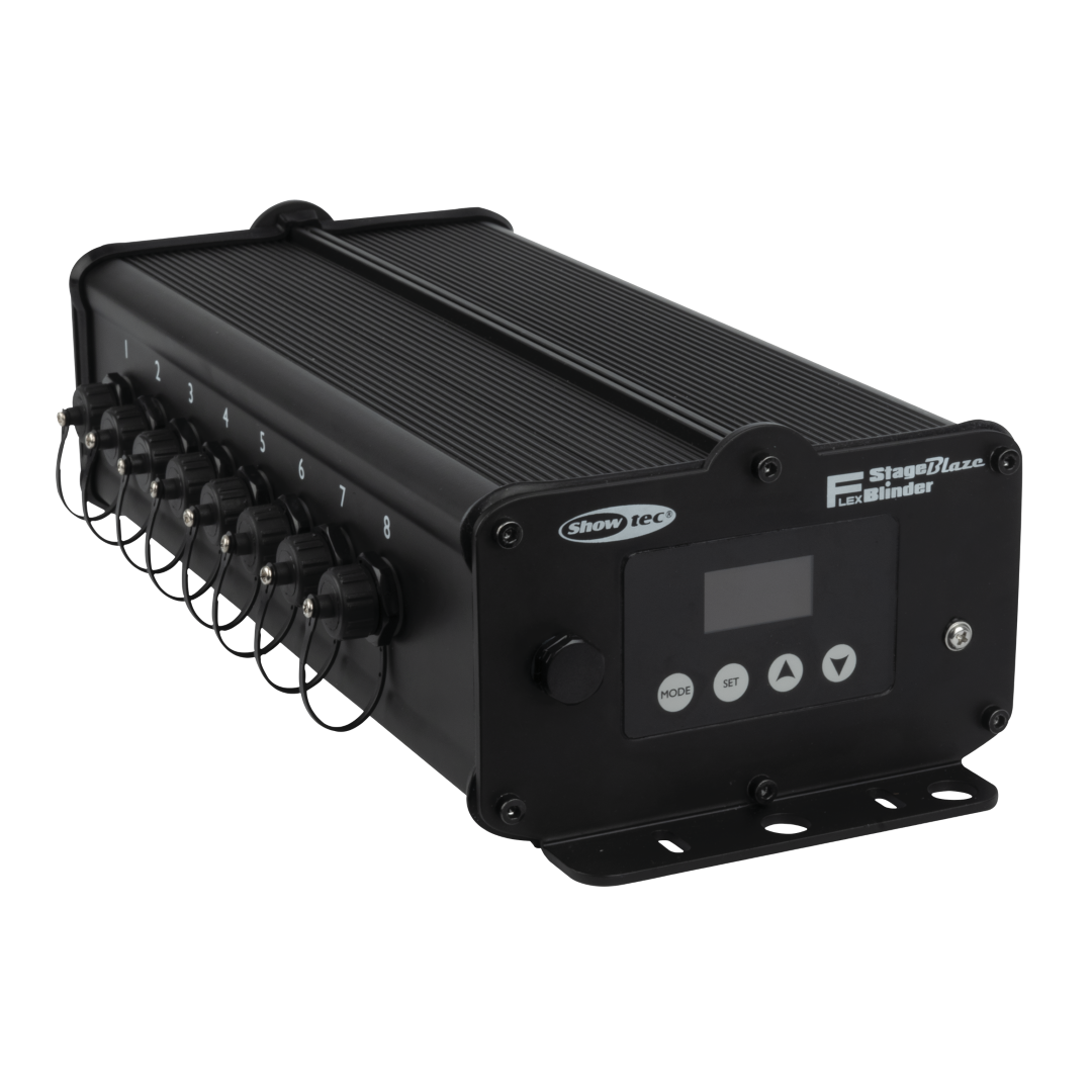 Stage Blinder FLEX Blaze Set van 8x 100 W LED blinders + controller