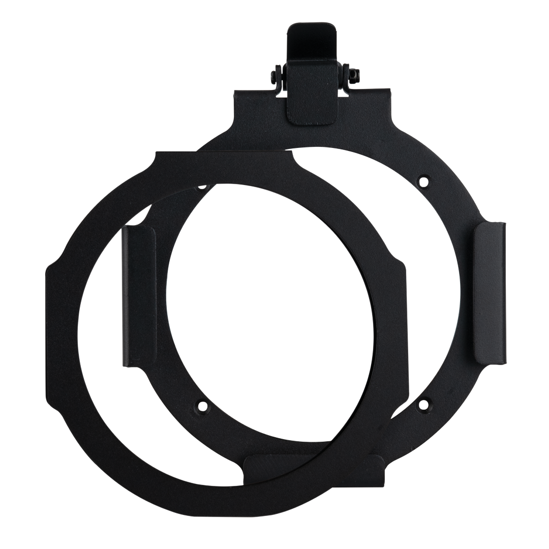 Filter frame with holder for Performer Profile Zoom 150 Zwarte kleuren filter frame met houder
