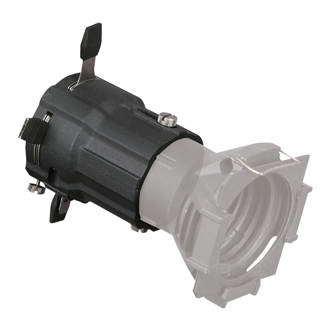 Shutter Barrel for Performer Profile Mini Zwarte aluminium Shutter Barrel met vier handmatige instelbare shapers