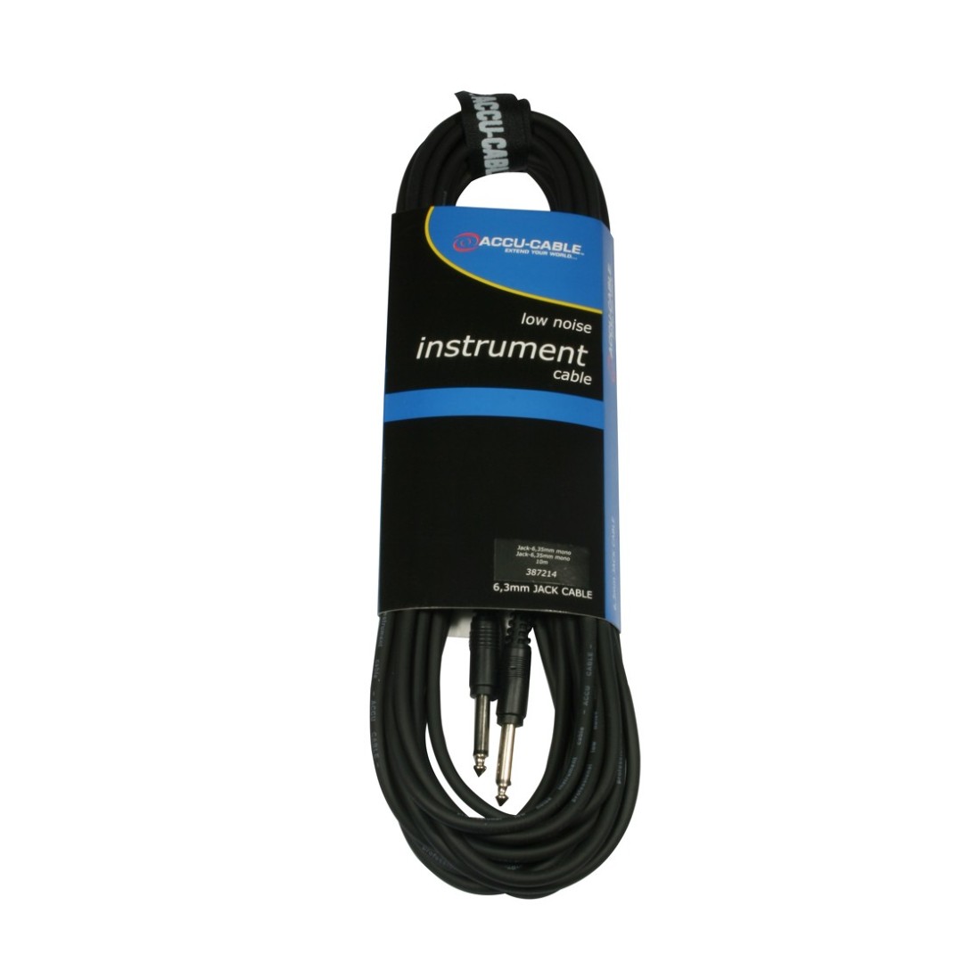 AC-J6M/10 Jack-cable 6,3mm mono 10m