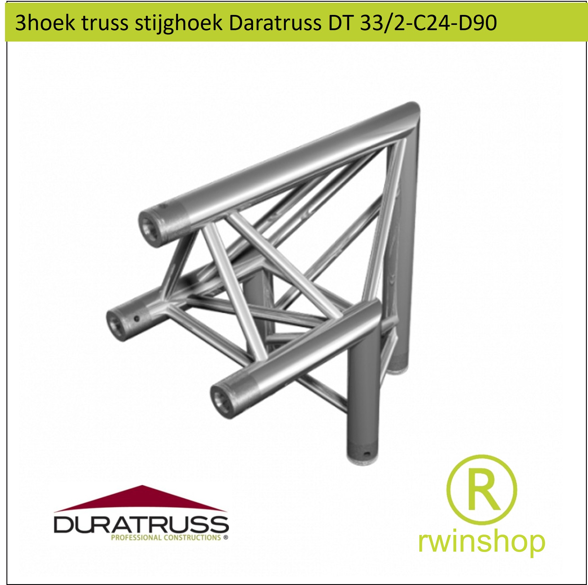 driehoek truss stijghoek 2stuks DT 33/2-C24-D90
