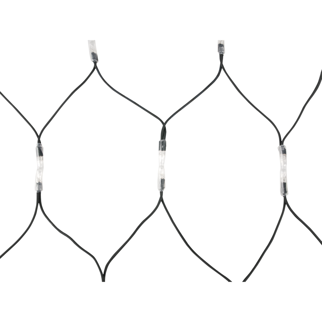 LED Rubber Net Light WW 176 LED'S/200x100 cm, koppelbaar