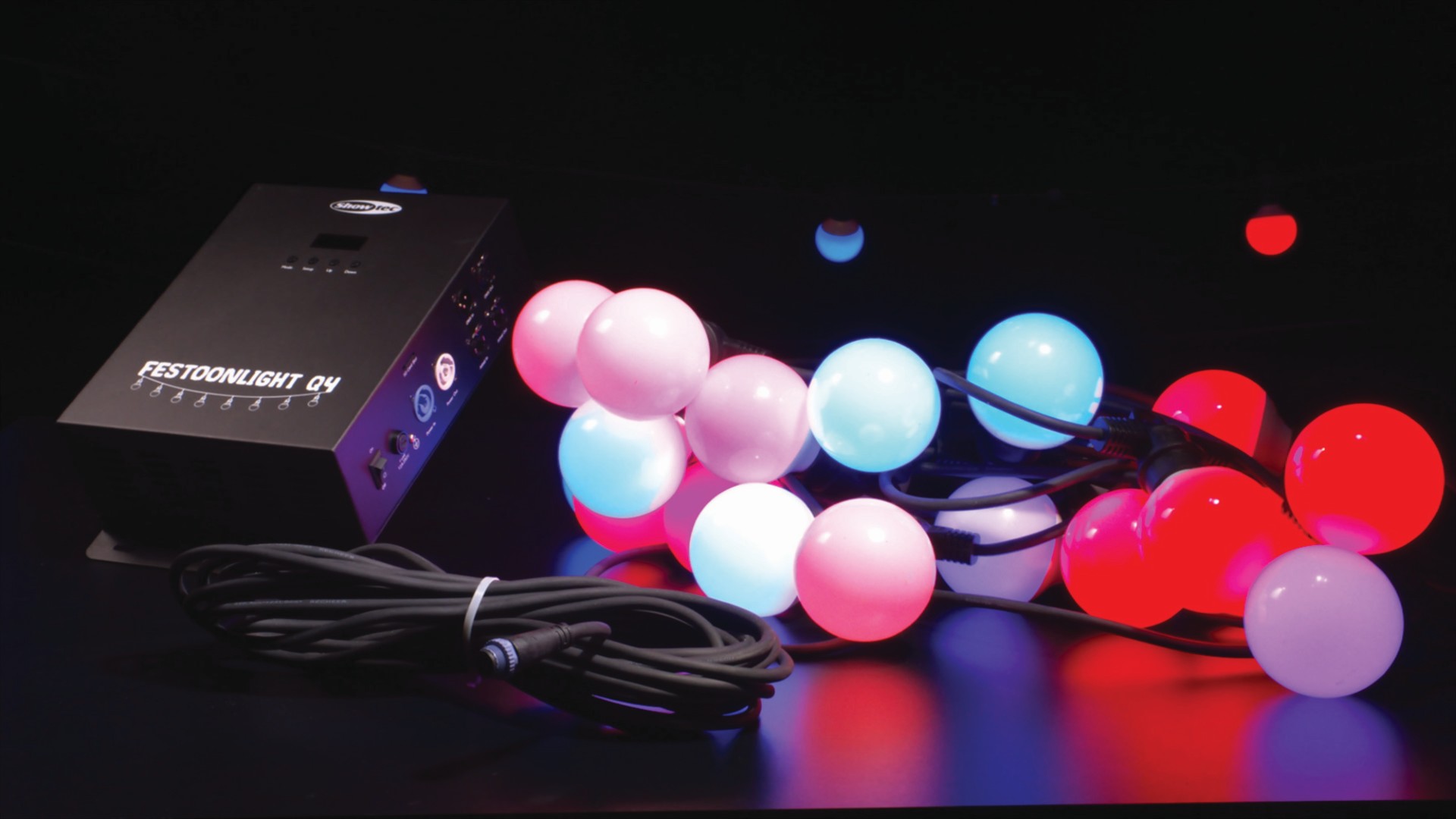Festoonlight Q4 Controller Inclusief 10 meter aansluitkabel