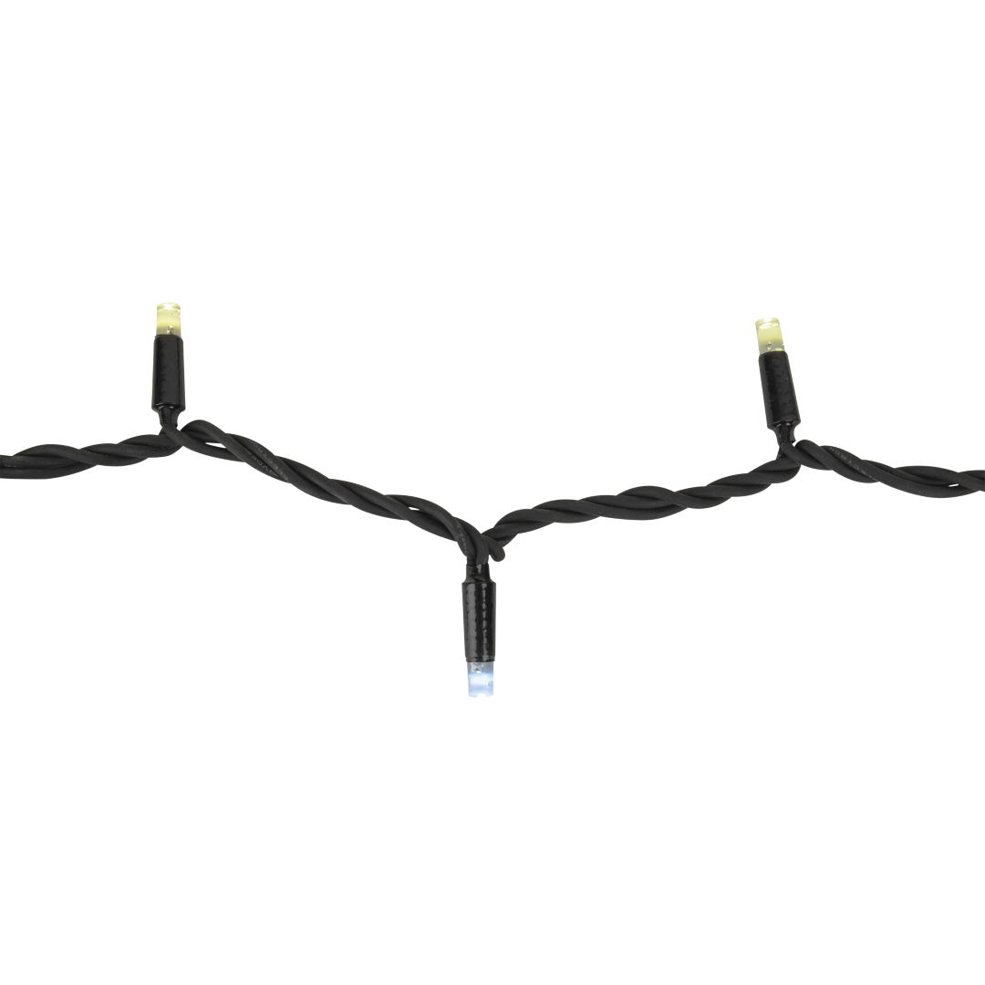 LED Rubber FX Light WW Zwart - 200 LED's - 20 m