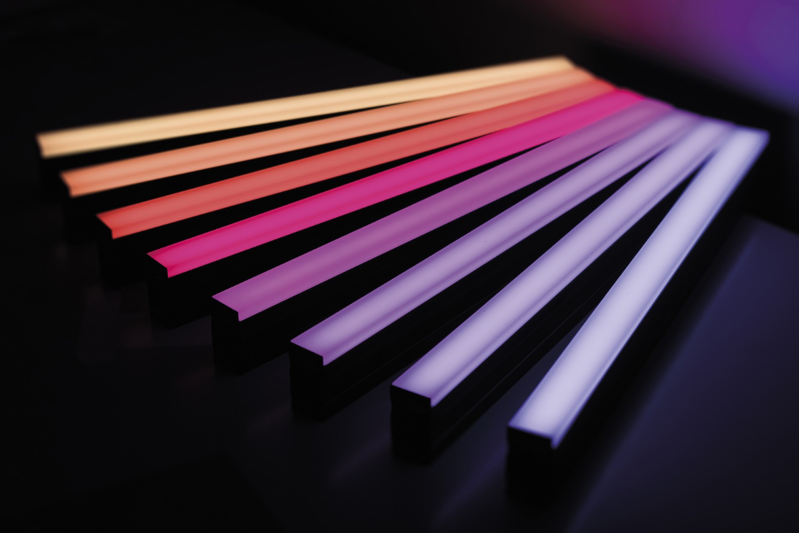 LED Octostrip Set MKII Besturing aparte gedeelten van 50 cm