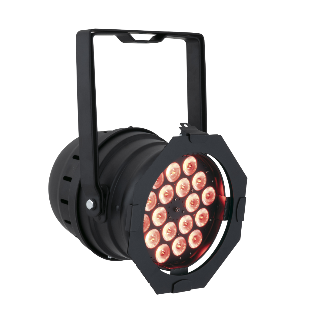 LED Par 64 Short Q4-18 18x 8 W RGBW LED Par - Zwart