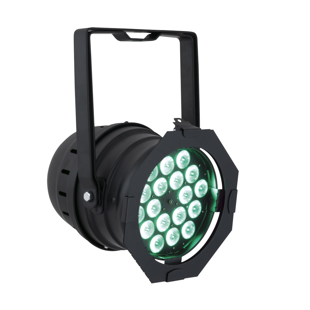 LED Par 64 Short Q4-18 18x 8 W RGBW LED Par - Zwart