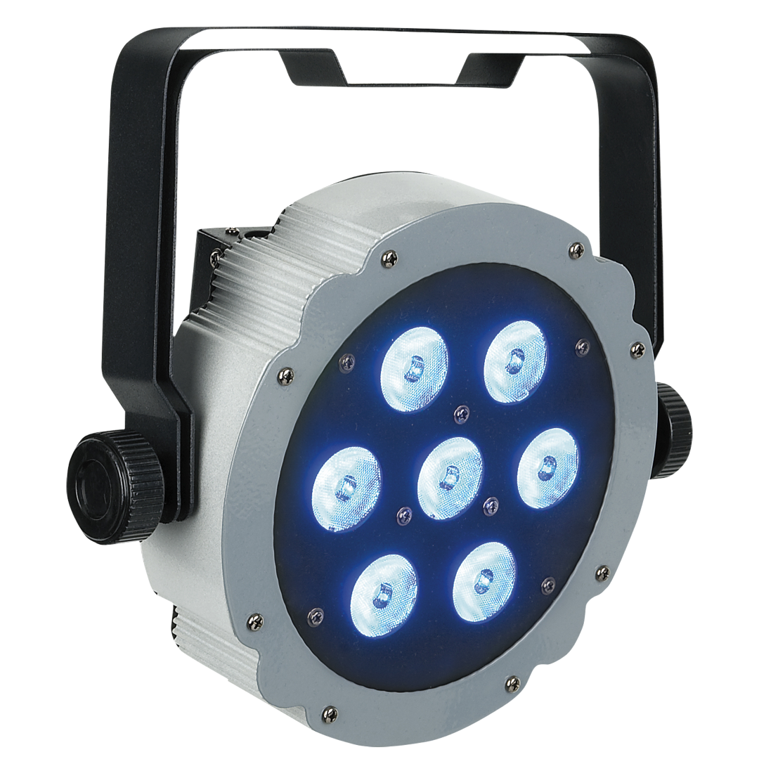Compact Par 7 Tri 7x 3 W RGB LED Par - grijs