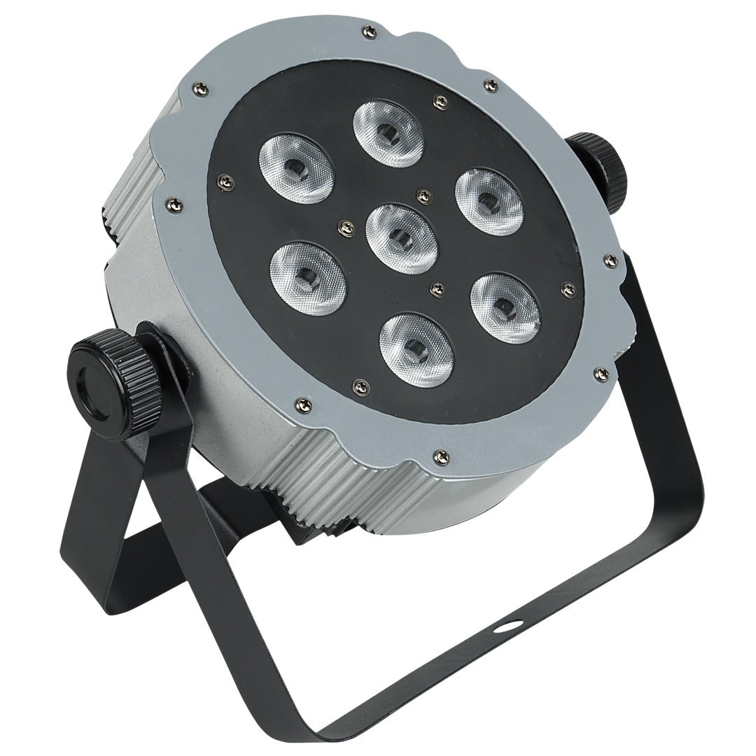 Compact Par 7 Tri 7x 3 W RGB LED Par - grijs