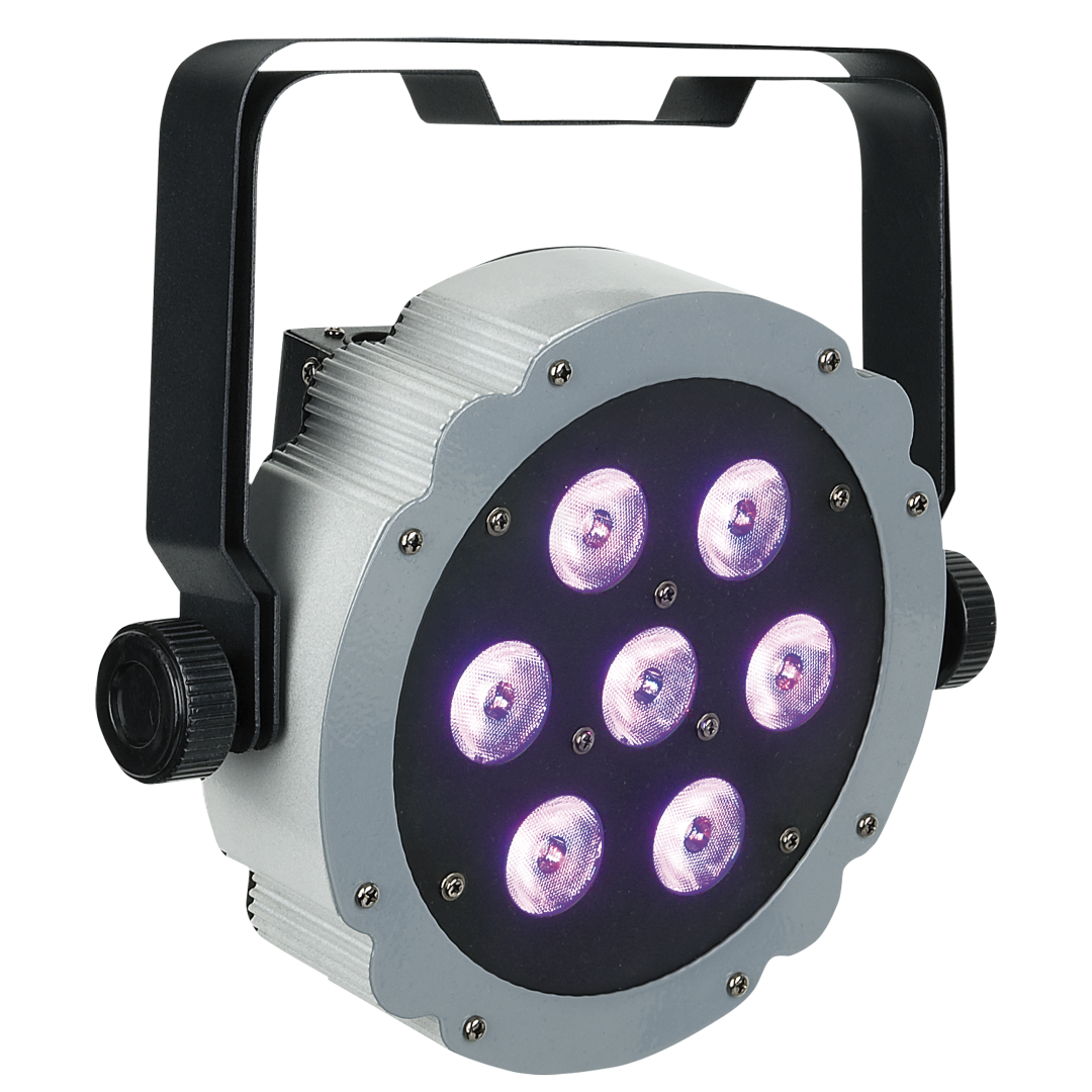 Compact Par 7 Tri 7x 3 W RGB LED Par - grijs