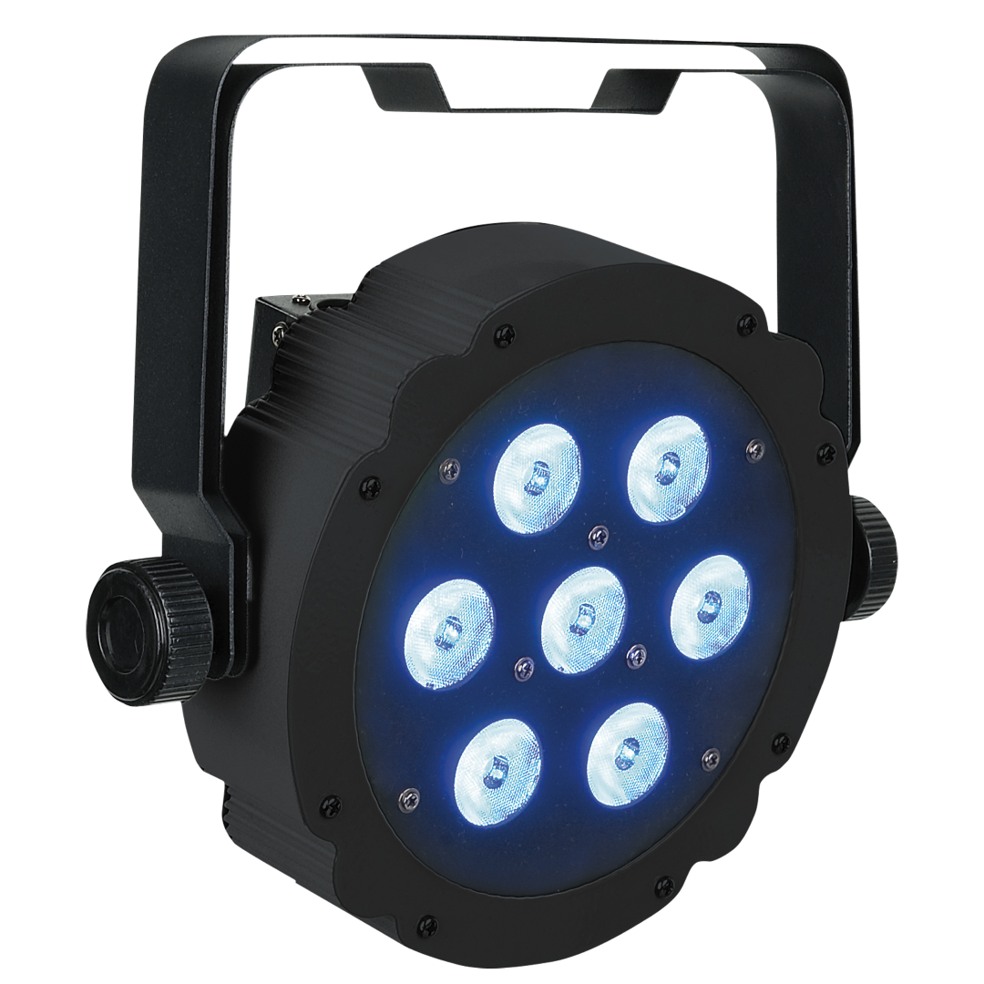 Compact Par 7 Q4 7x 4 W RGBW LED Par - zwart