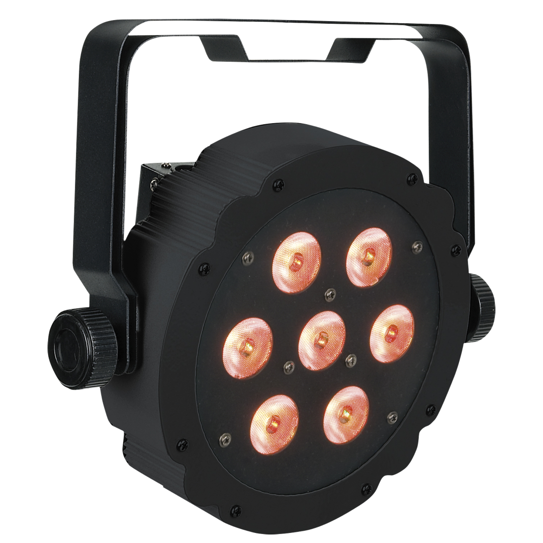 Compact Par 7 Q4 7x 4 W RGBW LED Par - zwart