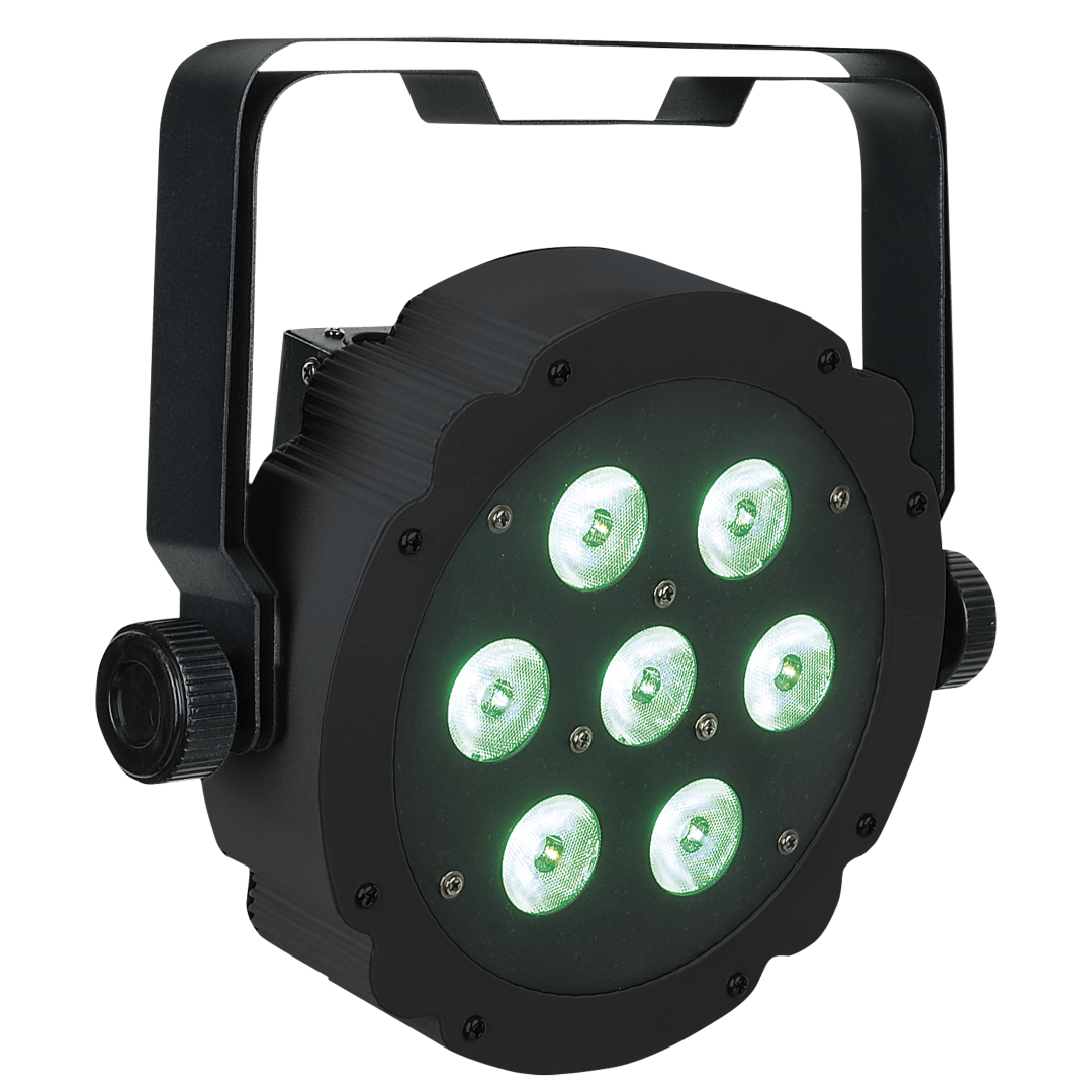 Compact Par 7 Q4 7x 4 W RGBW LED Par - zwart