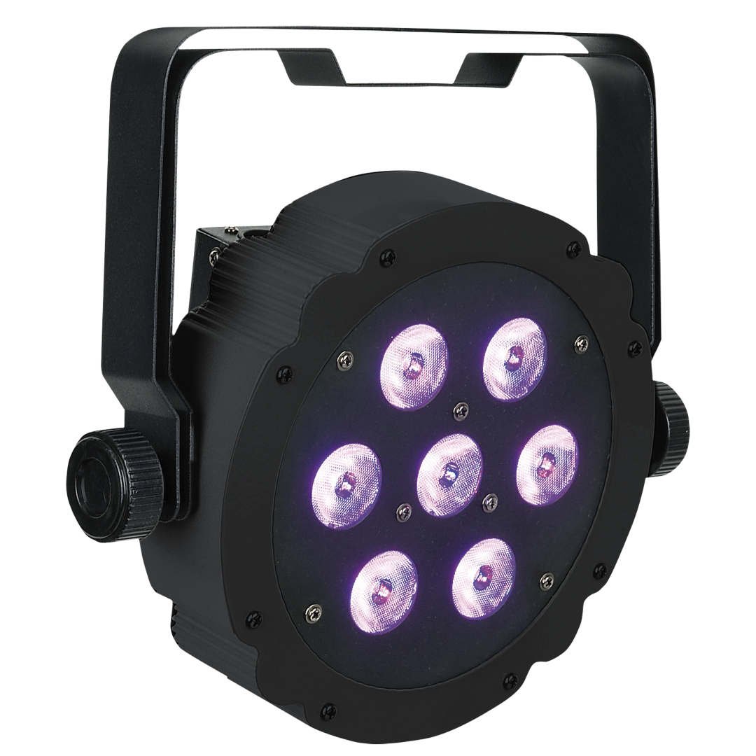 Compact Par 7 Q4 7x 4 W RGBW LED Par - zwart