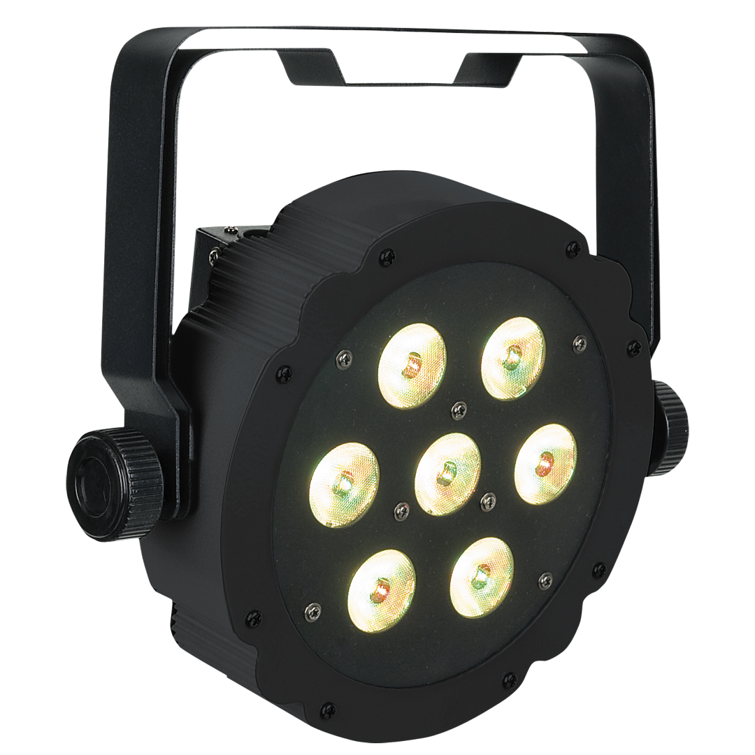 Compact Par 7 Q4 7x 4 W RGBW LED Par - zwart