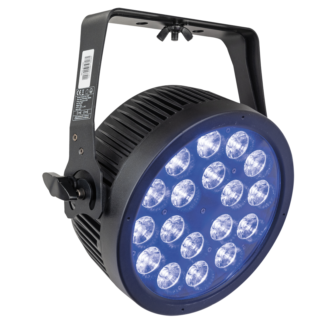 Compact Par 18 Q4 18x 7 W RGBW LED Par - zwart
