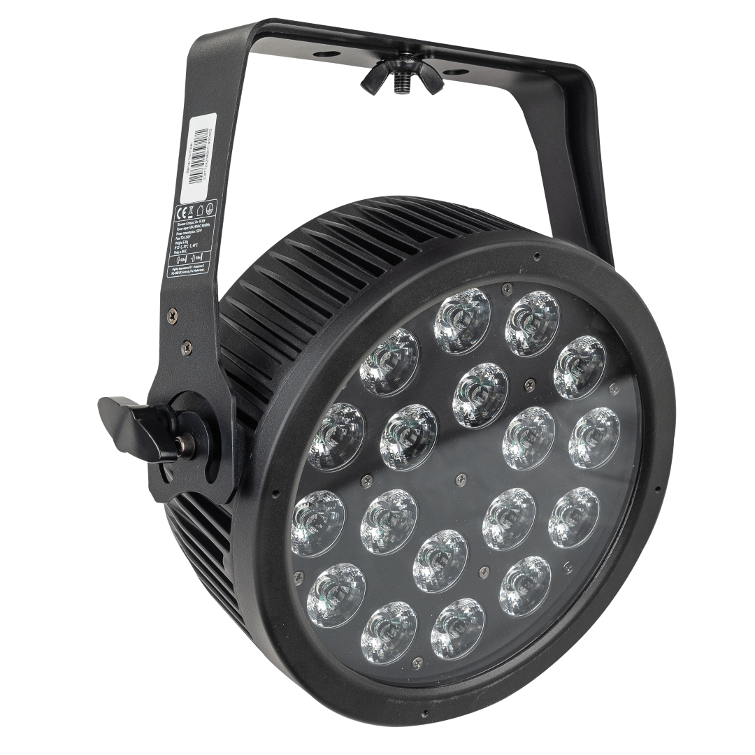 Compact Par 18 Q4 18x 7 W RGBW LED Par - zwart