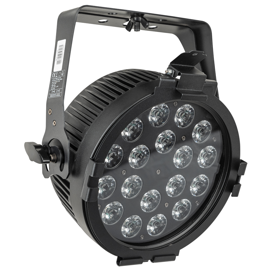 Compact Par 18 Q4 18x 7 W RGBW LED Par - zwart