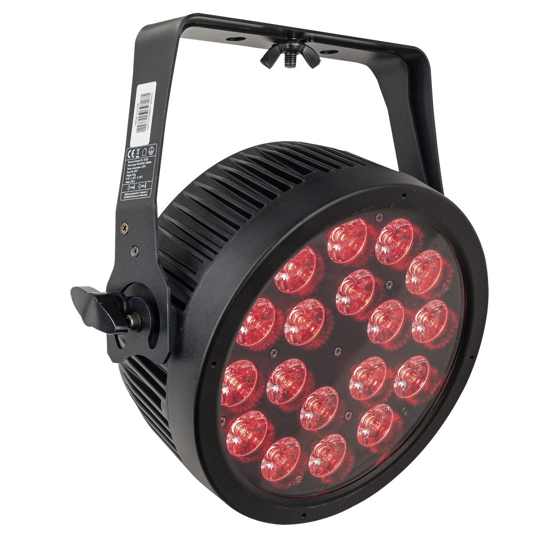 Compact Par 18 Q4 18x 7 W RGBW LED Par - zwart